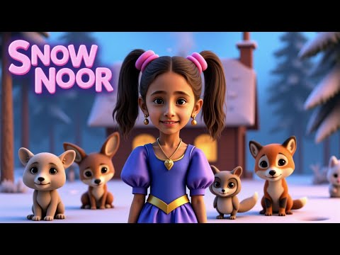 Snow Noor ❄️✨ A Magical Kids Story Song  Noor and the Seven Forest Friends 🐰🌳