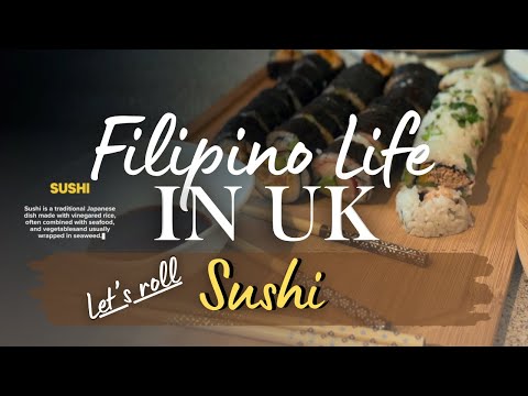 Silent Vlog | Filipino Life in UK | Homemade Sushi | Family Cooking Vlog