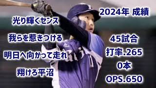 平沼翔太【1時間耐久】応援歌 広告なし 作業用 睡眠用 歌詞つき 西武 埼玉西武ライオンズ 現地音源 ハモり 1作目