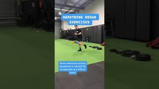 Early stage hamstring rehab exercises #hamstrings #sportsinjury #hamstringexercise #rehab #sports