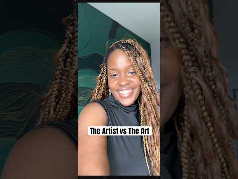 You see the art… but do you see the artist? #artist #artwork #ytshorts #artjourney