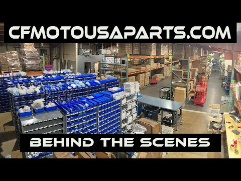 Take a look behind the scenes at the CFMotoUSAparts.com warehouse!