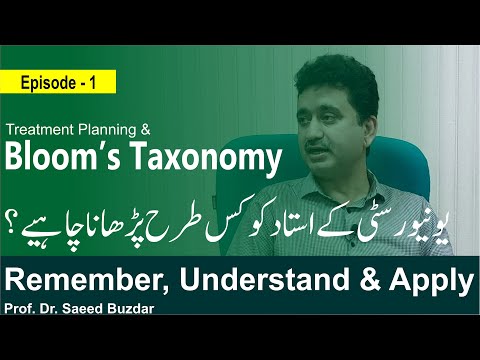 Medical Physics through Bloom's Taxonomy | How to Teach University Students? | Episode 1 | in Urdu