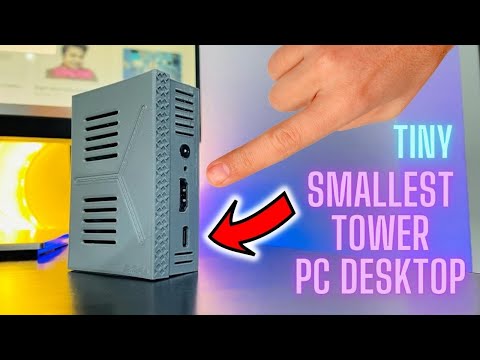 HOW I MADE TINY TOWER PC | DESKTOP | PORTABLE | सबसे छोटा कंप्यूटर डेस्कटॉप PC। 2023