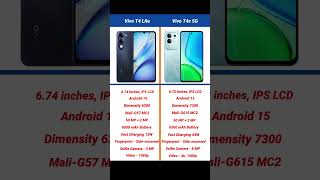Vivo T4 Lite vs Vivo T4x 5G Comparison #shorts #short #vivot4lite #vivot4x