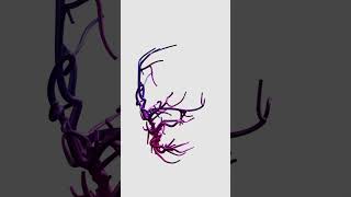 Geometry nodes animation using shortest path #shorts #blender3d #geometrynodes