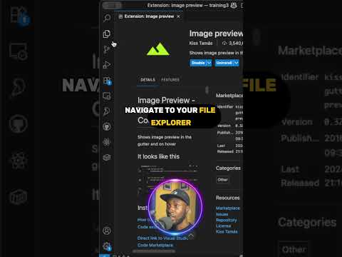 Preview Images Instantly in VS Code #shorts #shortsfeed #shortsvideo #webdevelopment #shortsindia