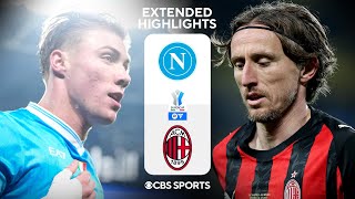 Napoli vs. AC Milan: Extended Highlights | EA Sports FC Super Cup | CBS Sports Golazo