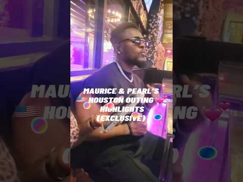 EXCLUSIVE🥰 Maurice Sam & Bae, Pearl Wats are such a happy loving couple 🥰💕 #mauricesam #pearlwats