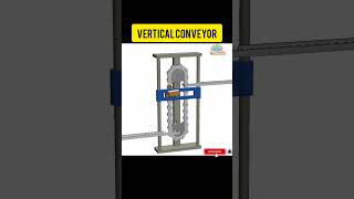 Vertical conveyor #conveyoechanism #automobile #caddesign #mechanicalwork #engineering #mechanictool