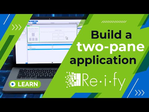 Reify Learning Hub - Build a two-pane application