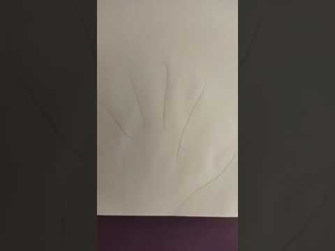 Drawing 3D hand  #short #youtubeshort #3D