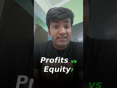 The New Business Game: Profits or Equity?