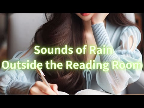 Rainy Study Ambience: Sounds of Rain Outside the Reading Room White Noise#RainSounds#雨聲#學習氛圍#閱讀室