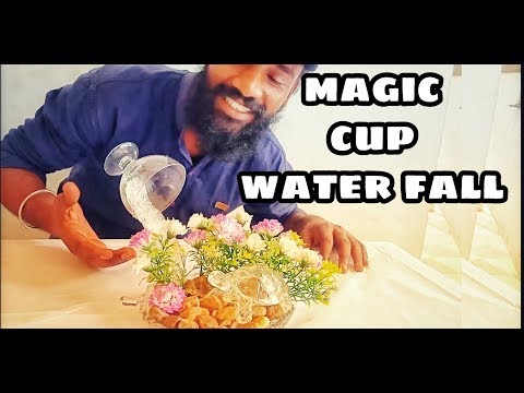 How To Make Magic Cup Water Fall || In Telugu ||