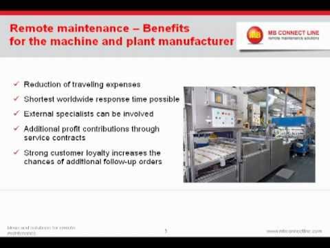 Webinar secure remote maintenance of machines and lines