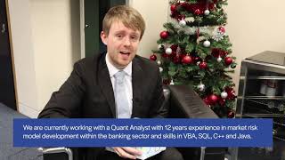 24 Days of Candidates / Day 15 - Quant Analyst
