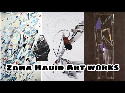 Zaha Hadid Art works!!!!#zahahadidarchitects#zahahadid #architecture #design#youtubeshorts