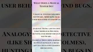 What Does a Manual Tester Do