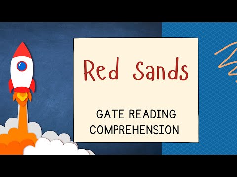 Red Sands - Year 5/6 Gifted and Talented Test Preparation - Reading Comprehension