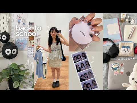 prep for uni with me 🐇 (haircut, new nails, back to school shopping, what's in my backpack)