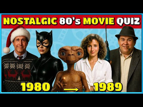 Guess the 80’s Movie Quiz 🎬 100 Iconic Films from 1980 → 1989