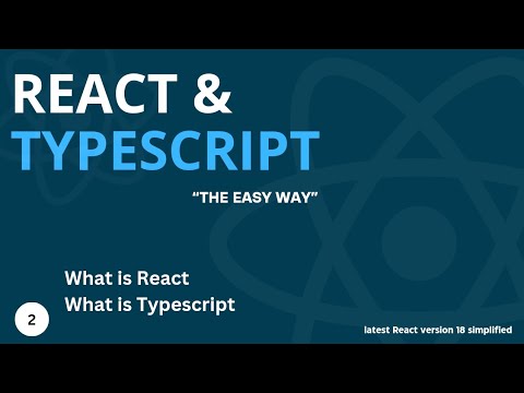 Latest React & Typescript Tutorial #2 - What is React & Typescript