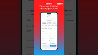 how to place buy order in samco trading app