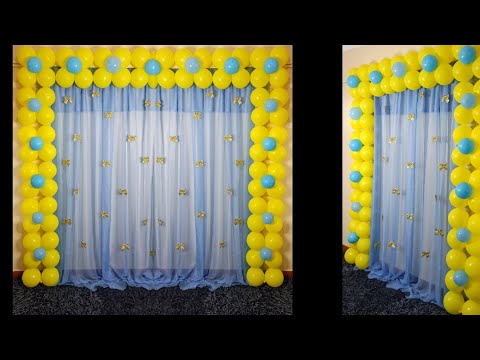 Birthday decoration ideas at home/ birthday decoration/ balloon decoration ideas