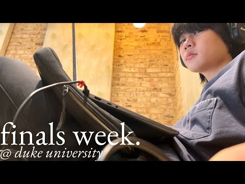 finals exam week (watch me stress lol)