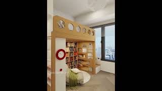 A 2㎡ walk-in closet + a secret reading area ❗️ This design will blow the neighbors away!