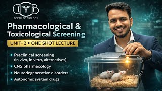 Preclinical screening of new substances for the pharmacological activity in vivo & in vitro | Unit-2