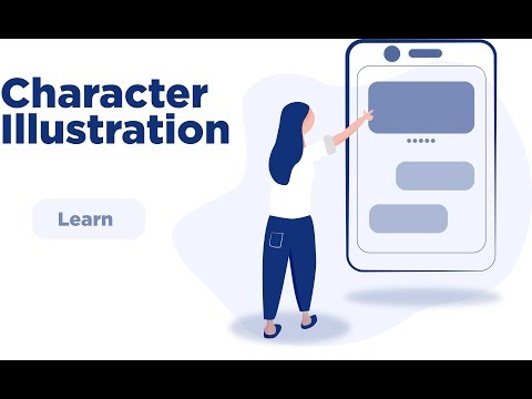 Simple Travel Girl Character Illustration [Normal speed !!]