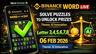 🚀Binance Word Of The Day Answer Today  6 Feb 2026 | 5 Letter Binance Word Of The Day Answer #binance