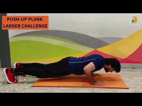 PUSH-UP PLANK LADDER CHALLENGE