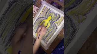 Anxiety/Fear #arttherapy #timelapseart #timelapse #timelapsepainting #oilpastels #oilpasteldrawing