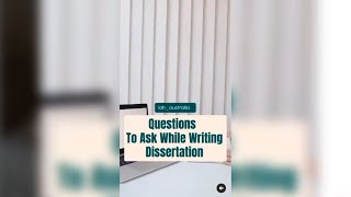 How to Write a First-Class Dissertation? #shorts #dissertation #writing