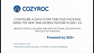 Dynamic Data flow plus. How to remove all of the static columns from the source and destination.