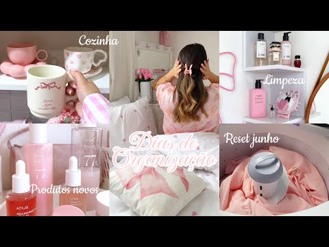 Organization days | new products, cleaning, June reset, cleaning the bedroom and kitchen, Cozy Li...