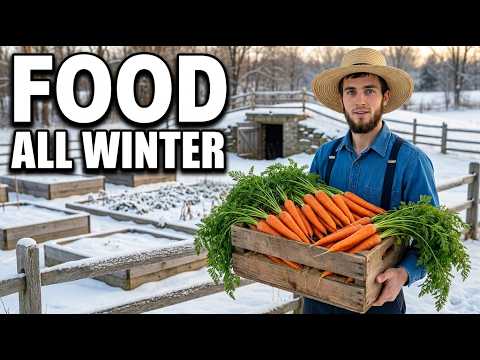 How the Amish Feed a Family for 3 Winters From ONE Tiny Garden