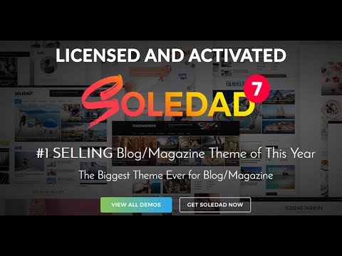 How To Install Soledad Theme in WordPress | Download Premium Soledad WooCommerce Theme 2021