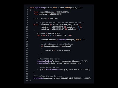 Raymarching with C using raylib
