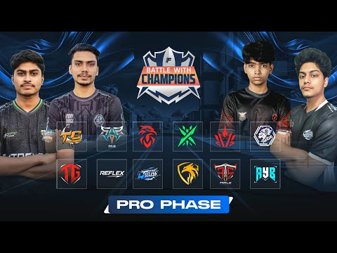 [🔴LIVE] BATTLE WITH CHAMPIONS | PRO PHASE | FREEFIRE @Blade_On_Top