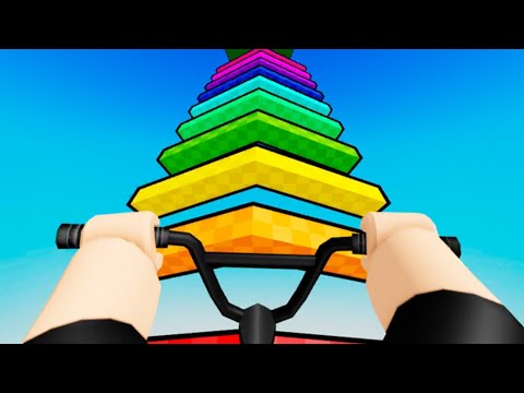 Obby but your on a bike : Race world speedrun