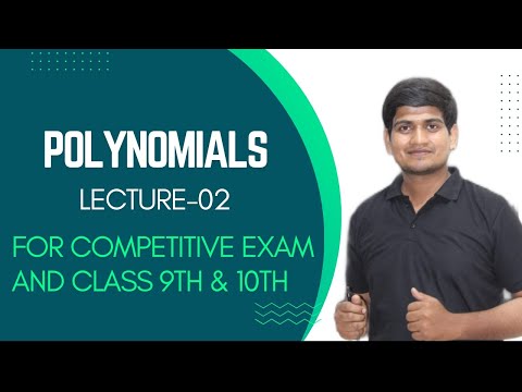 Lec-02 | Algebraic expression | Polynomials | for competitive exam and class 9th & 10th