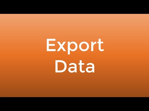 IMPORT EXPORT   EXPORT DATA