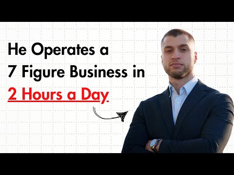 He Runs a 7 Figure Agency in 2 Hours a Day, Here's How: