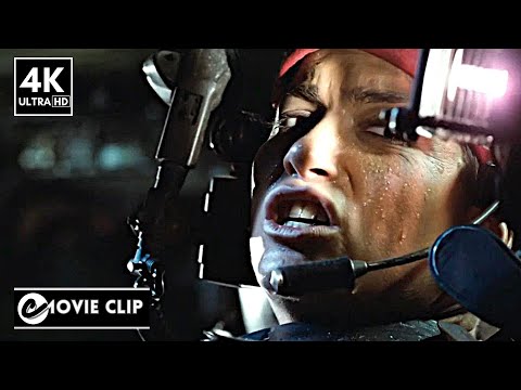 ALIENS (4K) First Alien encounter Elite Soldiers movie clip (1986) Horror Sci Fi