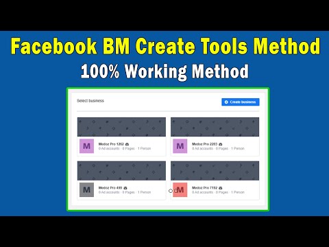 Facebook Business Manager Create (Tools Method) 100% Working