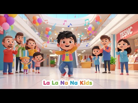 Spontaneous Dance in the Mall! | Fun Kids Song & Story about Confidence | La La Na Na Kids
